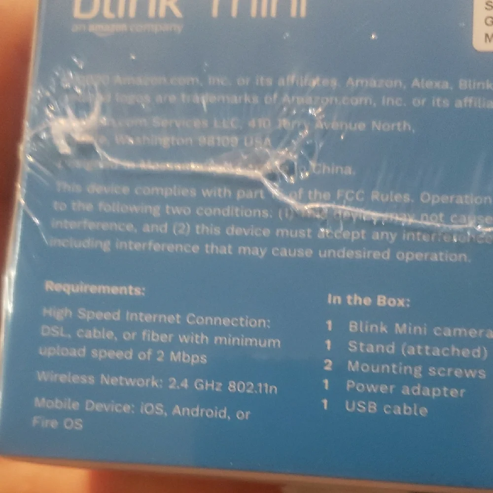 Blink Mini Indoor Security Camera